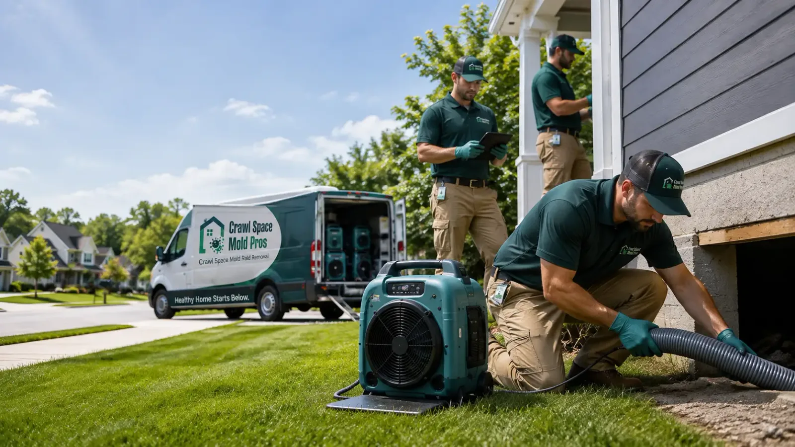 Crawl Space Mold Removal in Hartford, WI